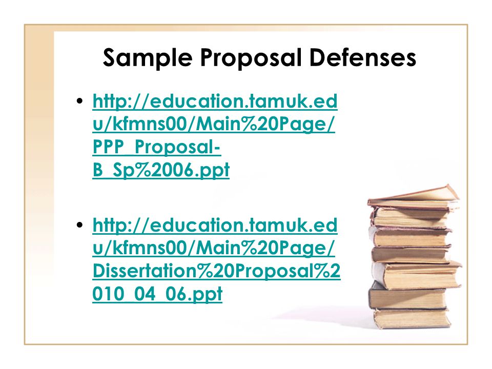 Dissertation proposal sample education
